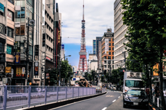 午後の外苑東通り