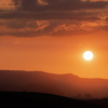 夕日が落とすひかり。
