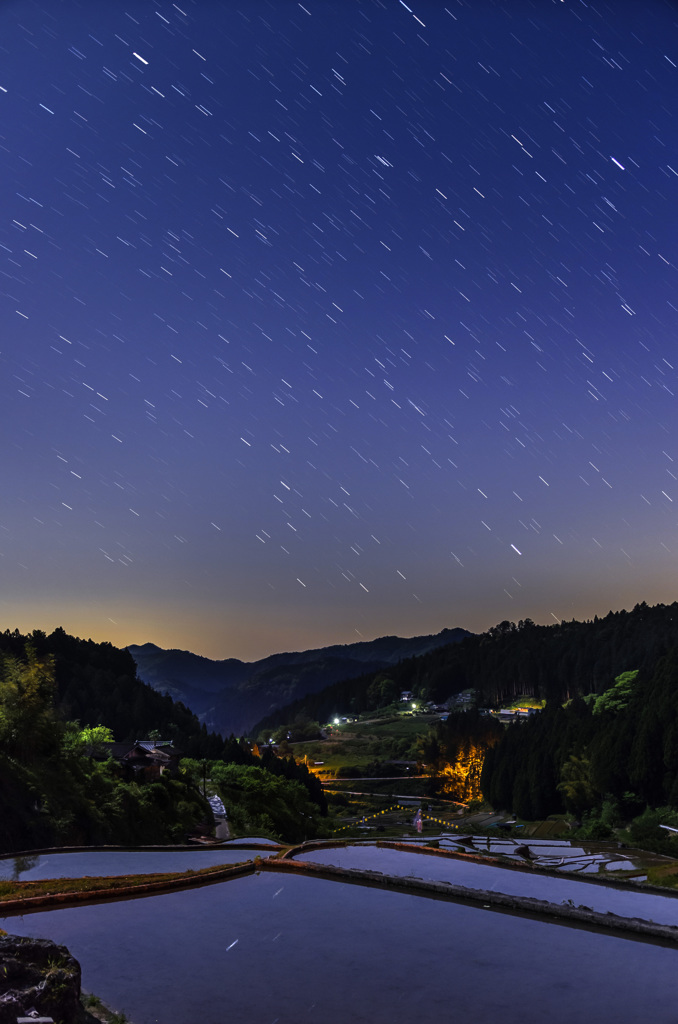 星降る棚田
