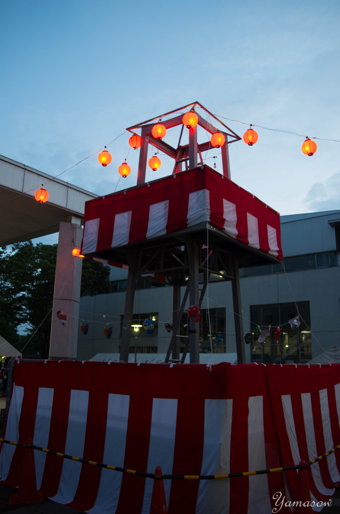 七夕祭の櫓