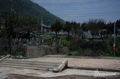 寺の跡