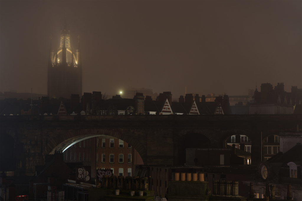 foggy town