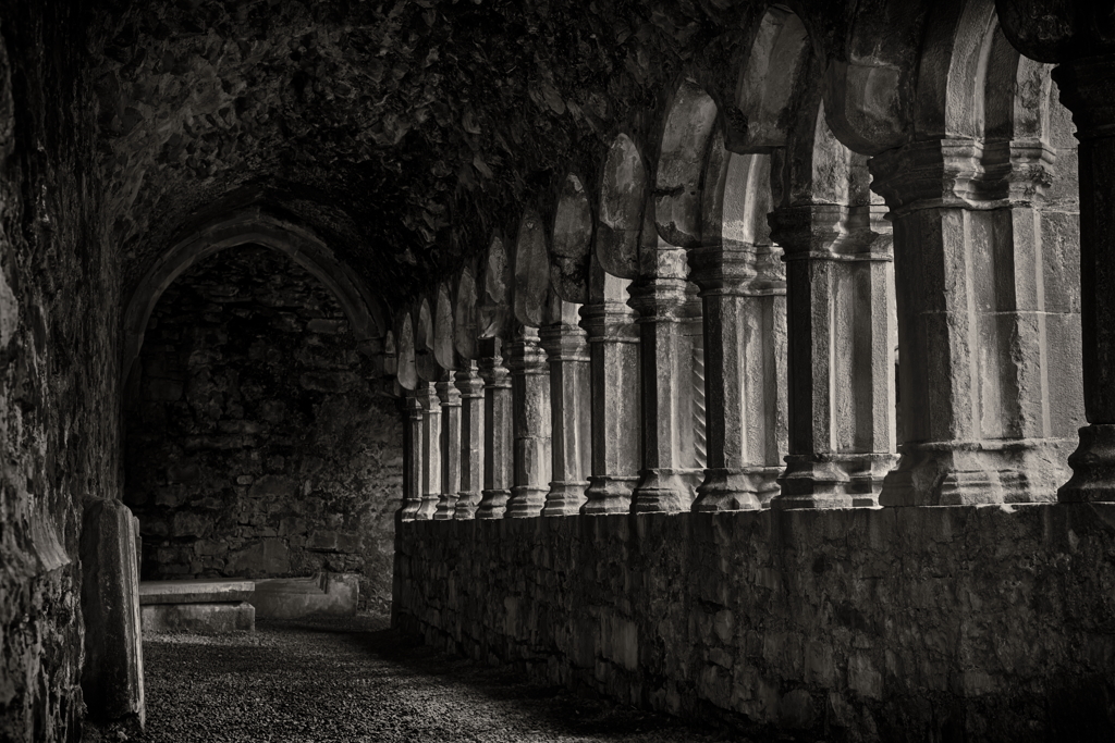 cloister in the ruin