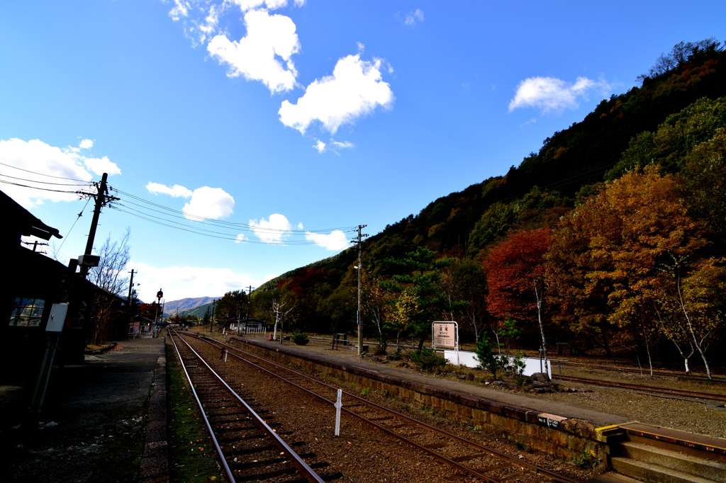 足尾駅。