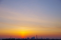 シャーベットカラーな空