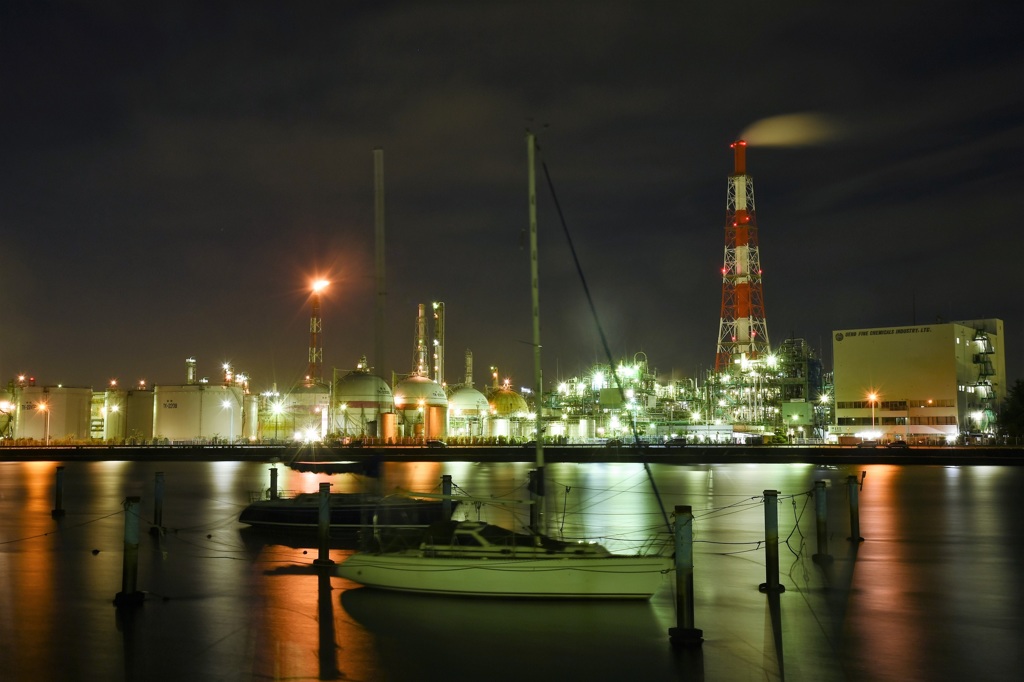 霞が浦工場夜景1