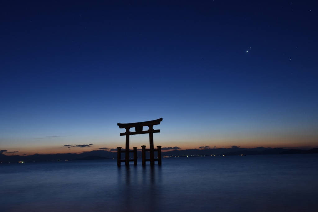 睦月白髭神社朝景1