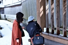 あっ！雪だるま・・