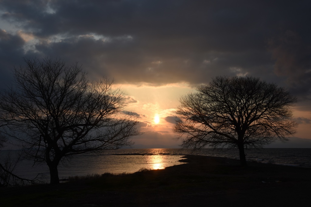 睦月筑摩夕景2