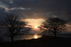 睦月筑摩夕景2