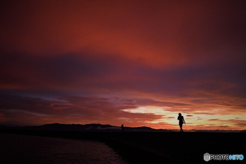 夕焼けのランウェイ