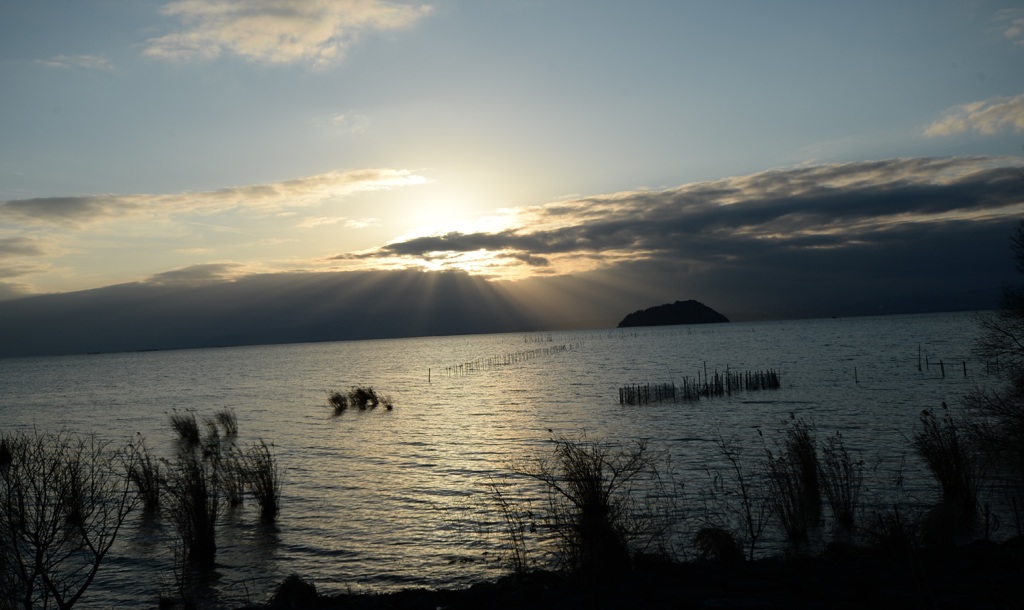 琵琶湖夕景１