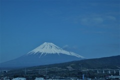 お上りさん1（車窓からの富士山）