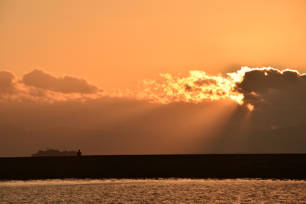 煌めく夕景