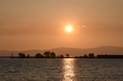 水無月米原夕景1