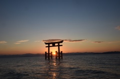 睦月白髭神社朝景4