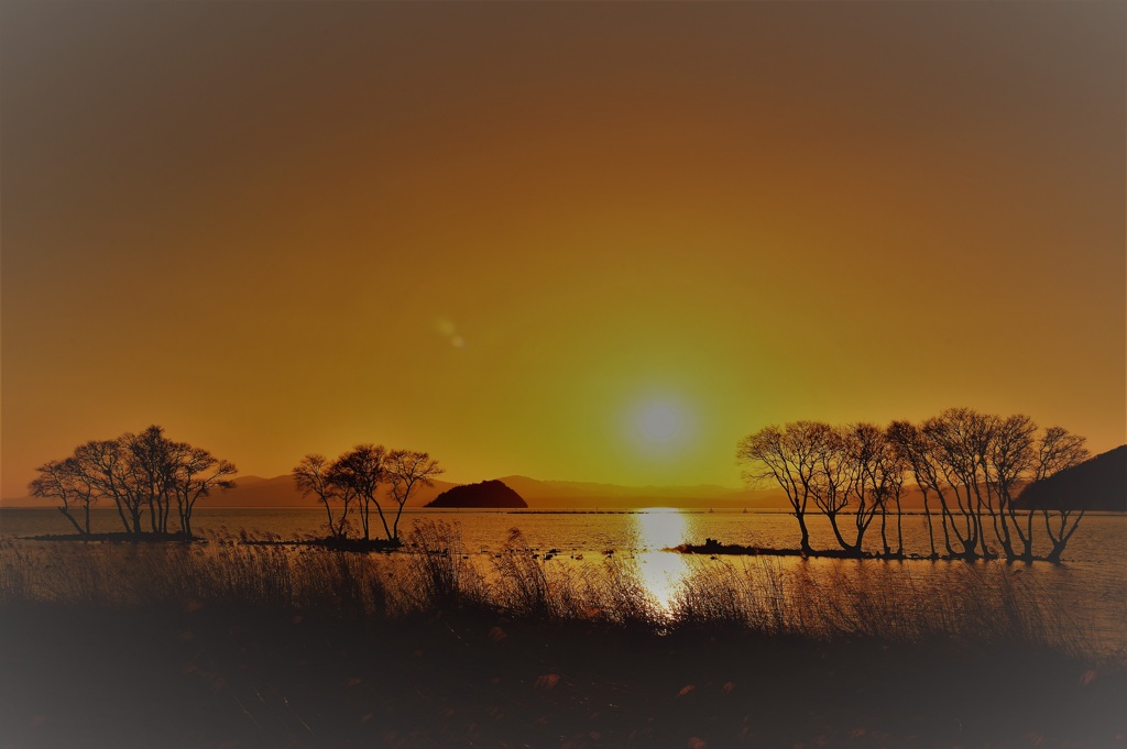 コバルトな夕景