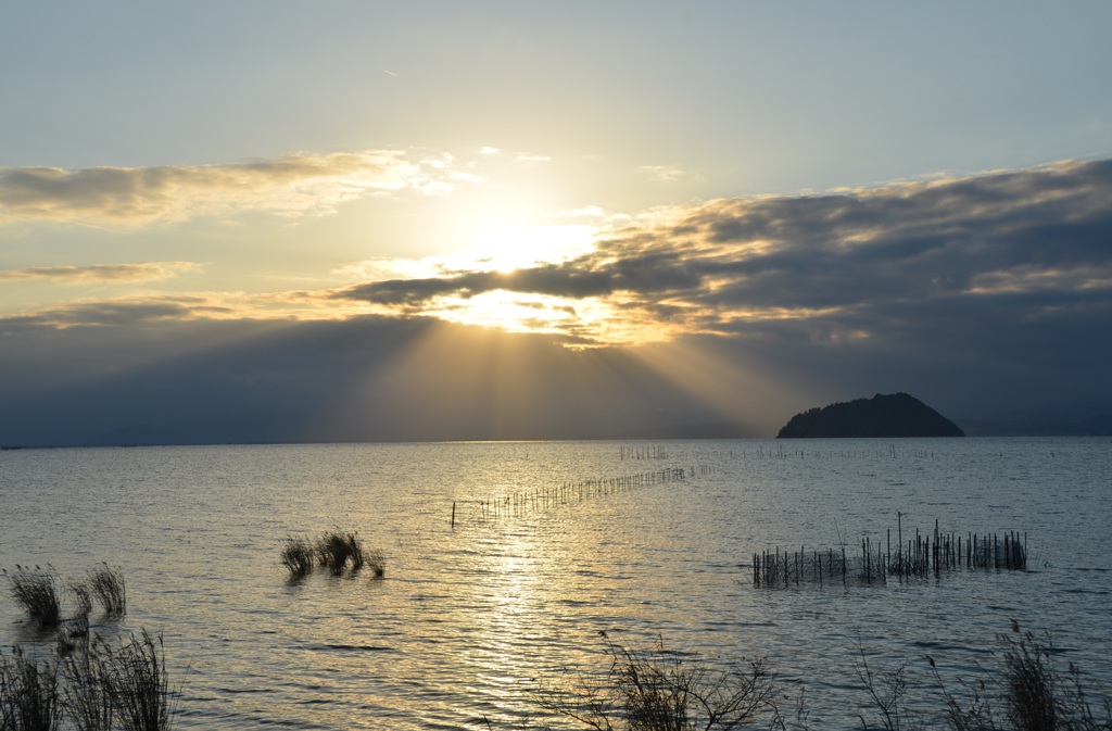 琵琶湖夕景３