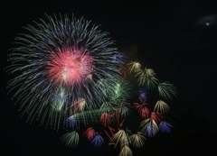 愛知川花火1