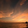 拡散する夕景