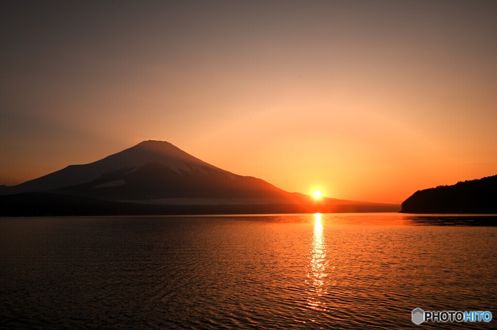 山中湖夕景