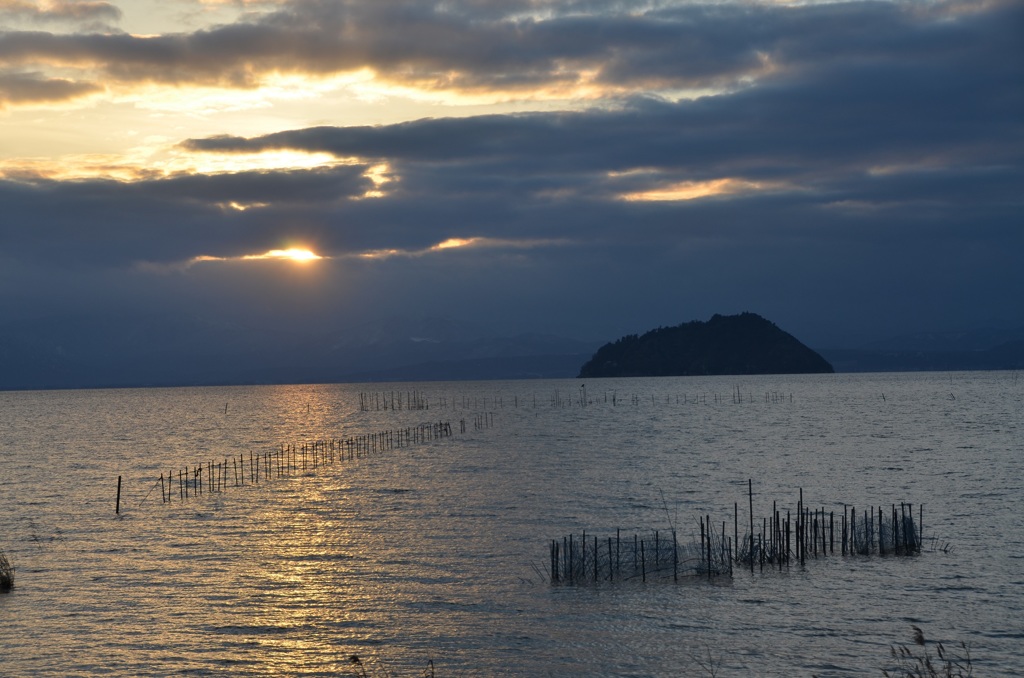 琵琶湖夕景２