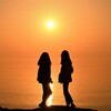 夕陽に映える・・・