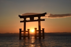 睦月白髭神社朝景5