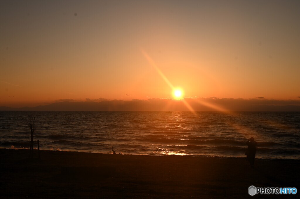 孤独な夕暮れ