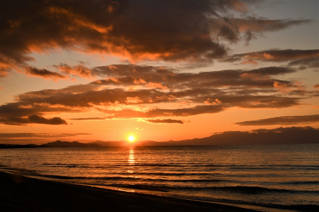 沈む夕陽に魅せられて