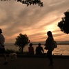 日常的な夕景と・・・