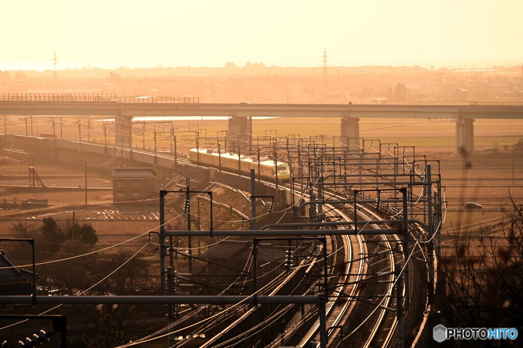 黄砂色に染まる・・・