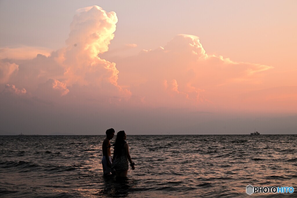 夏雲の二人
