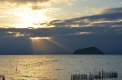 琵琶湖夕景４