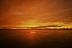 意外な夕景