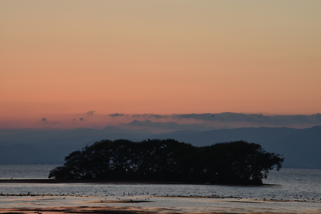 神無月湖北夕景Ⅱ-3