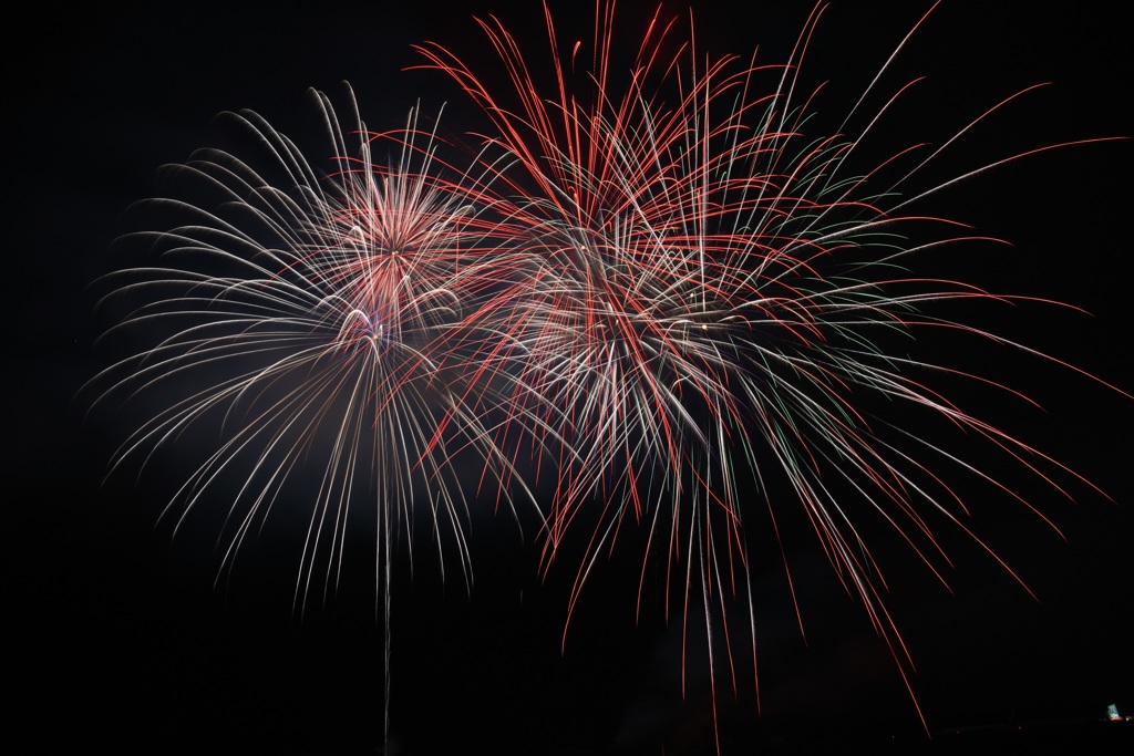 根尾川花火２