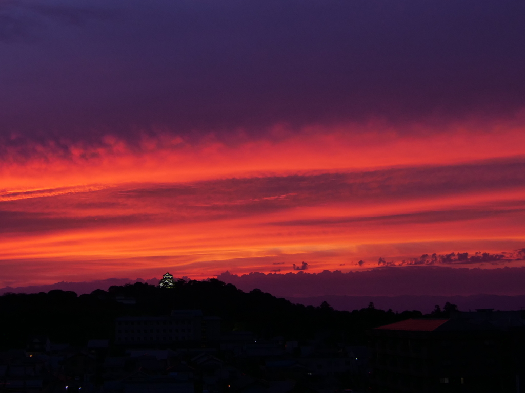 燃える空