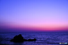 一瞬の紫雲