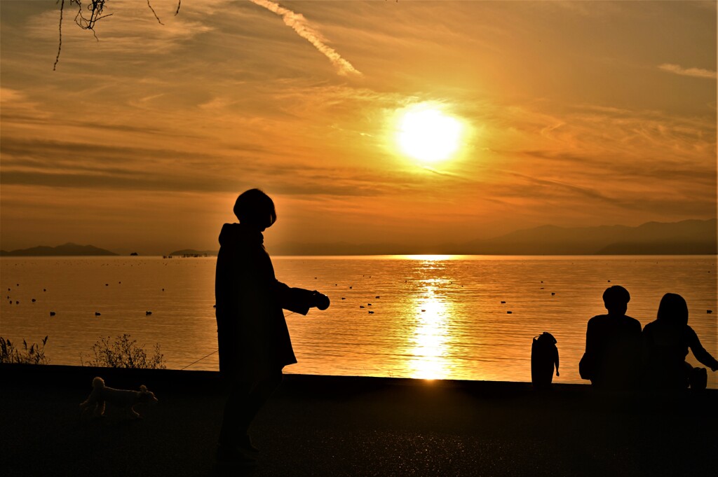 クリスマスの夕景・・・