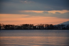 琵琶湖夕景