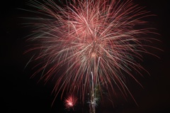 根尾川花火４