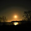 月夜の湖北