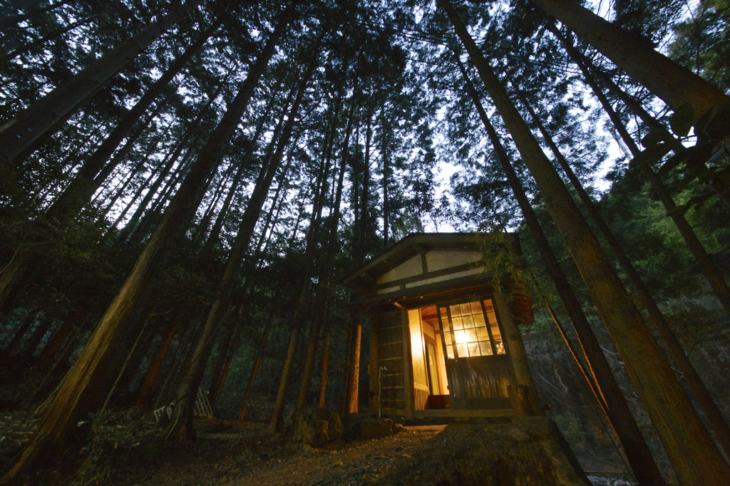 林の小屋