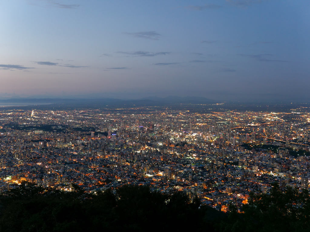 札幌の夜景