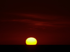 夕日