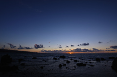 積丹の夕日