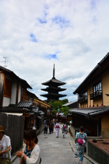 家族に引かれて清水参り