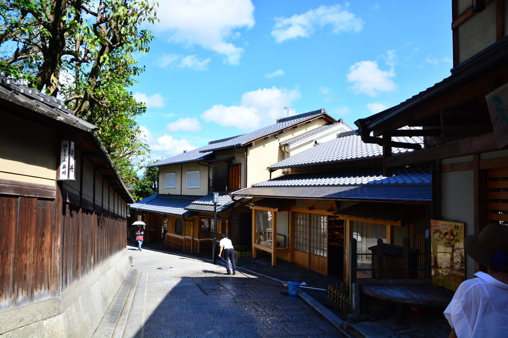 家族に引かれて清水参り