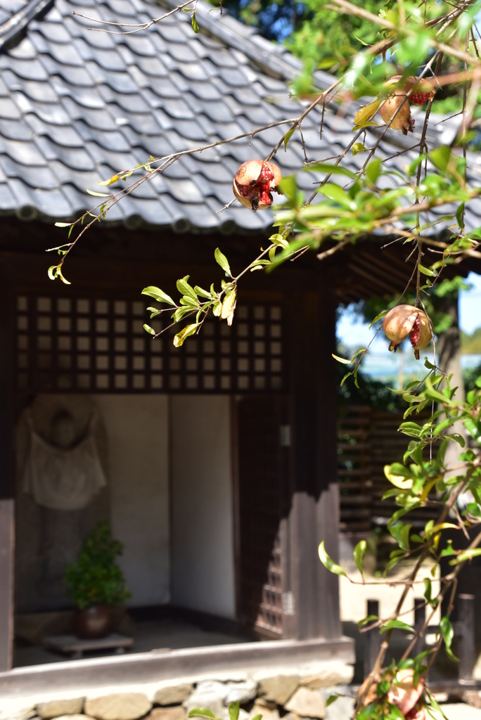 ざくろとお地蔵様